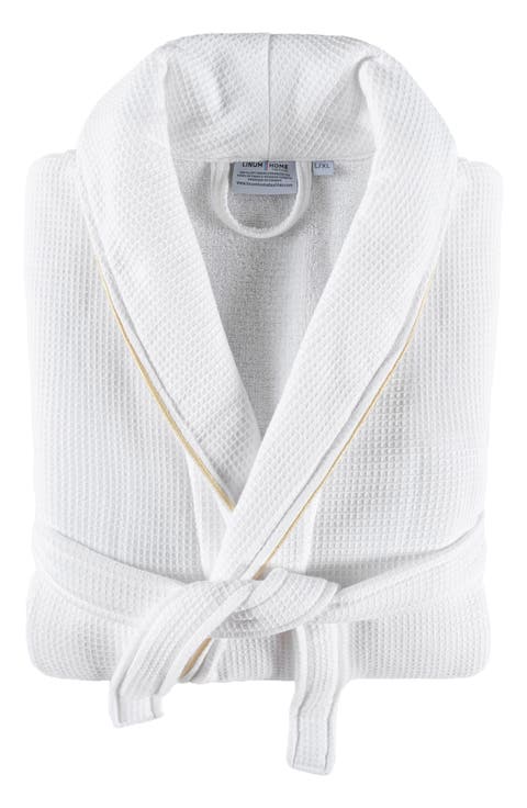 Cotton Waffle Terry Robe