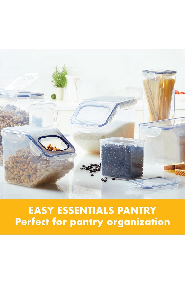 LOCKNLOCK Easy Essentials(TM) Pantry 7-Cup Rectangular Food Storage Container Set, 4-Piece, Alternate, color, 