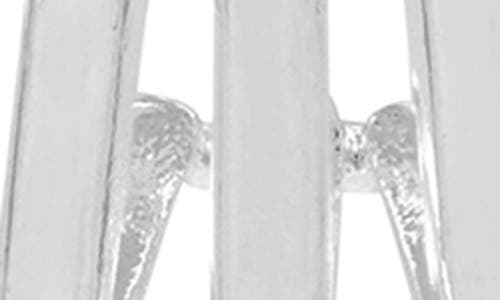 Estella Bartlett Triple Row Illusion Huggie Hoop Earrings