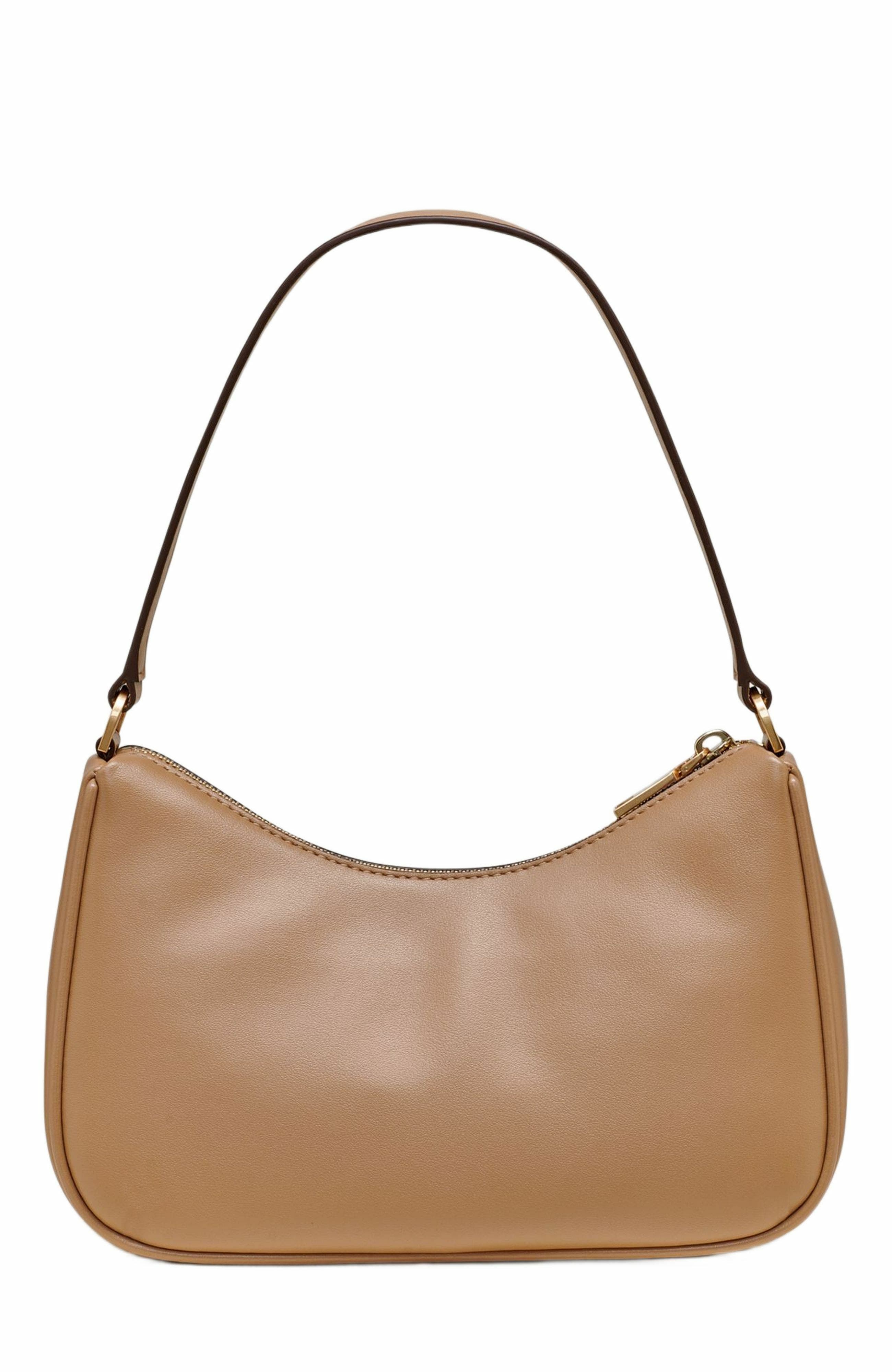 Philo Top-Zip Shoulder Bag, Alternate, color, CAPPUCINO