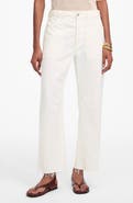 Madewell The Darted Raw Hem Barrel Leg Utility Jeans