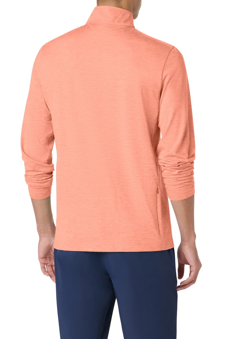 Quarter Zip Performance Pullover, Alternate, color, CORAL