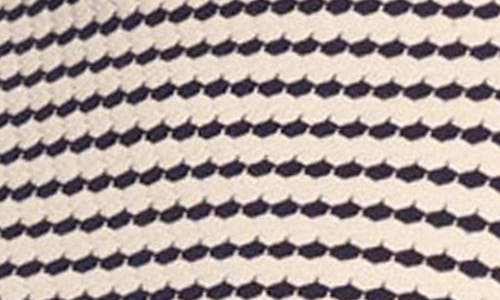 Shop Ramy Brook Skye Pattern Knit Midi Dress In Spring Navy Pucker
