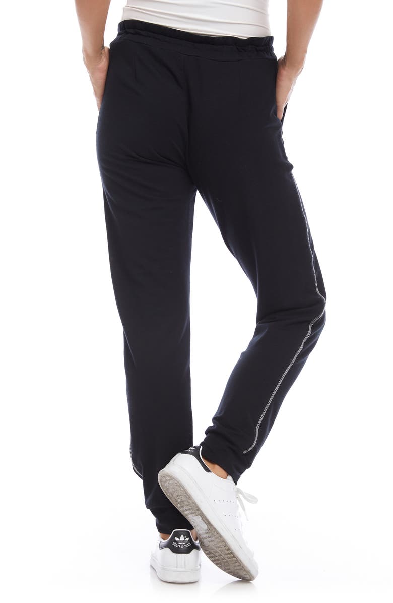 Karen Kane Contrast Stitch Sweatpants, Alternate, color, 