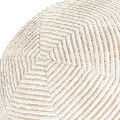 Elaine Smith Progress Multicolored Chenille Indoor & Outdoor Woven Accent Orb Pillow In Neutral