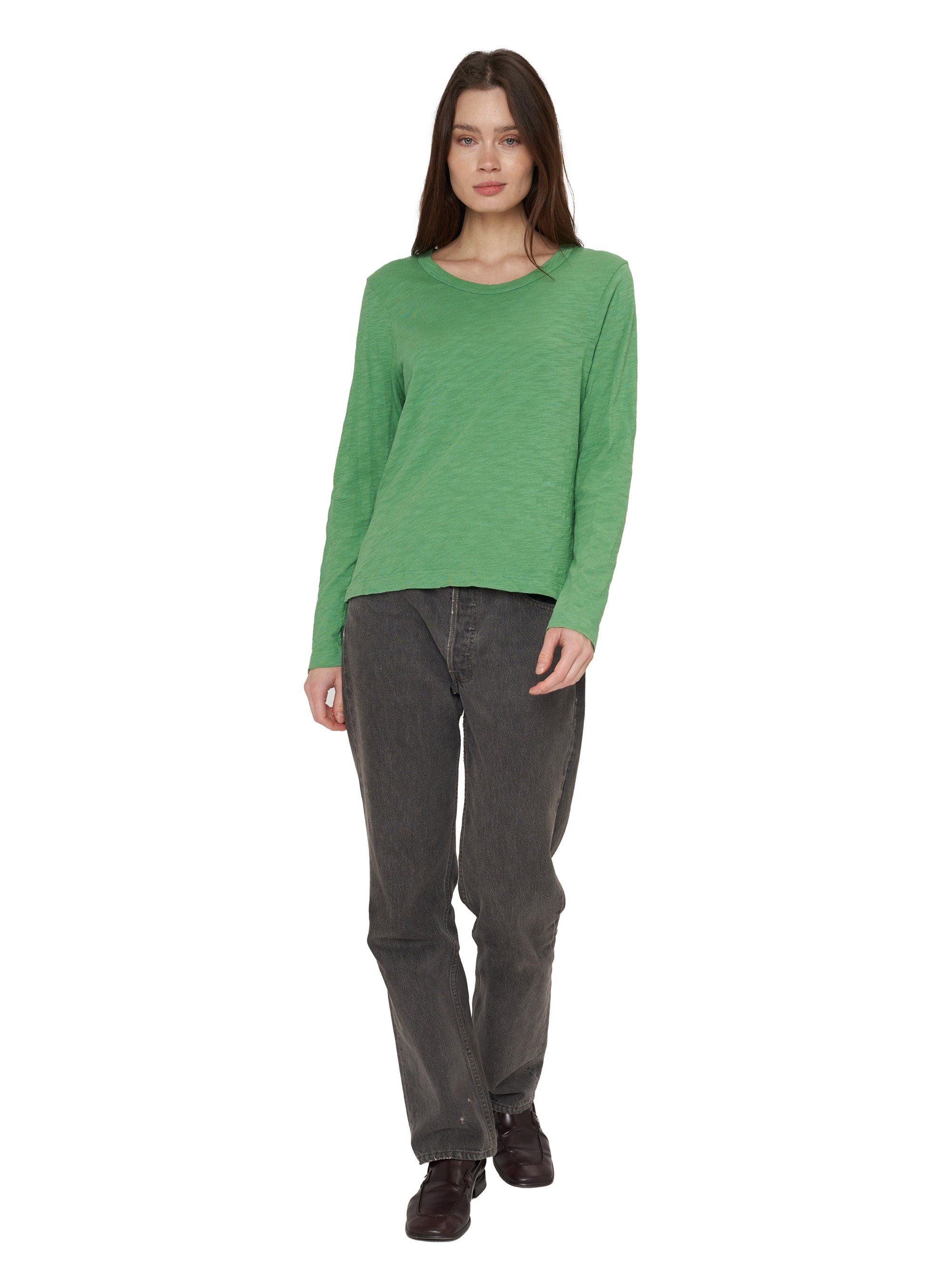 Baby Fit Long Sleeve Shrunken Crew Top - image 2
