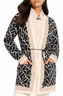 NIC+ZOE Belted Esquestrian Cardigan