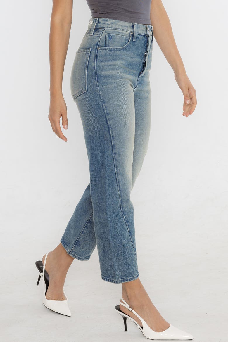 The Gail Mini Barrel Jean, Alternate, color, Cove Blue