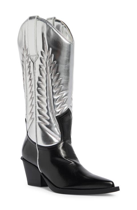 Marmalade Faux Leather Western Boot
