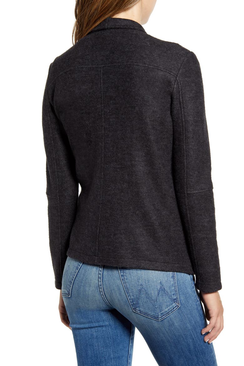 BB Dakota Brush It Off Jacket, Alternate, color, CHARCOAL