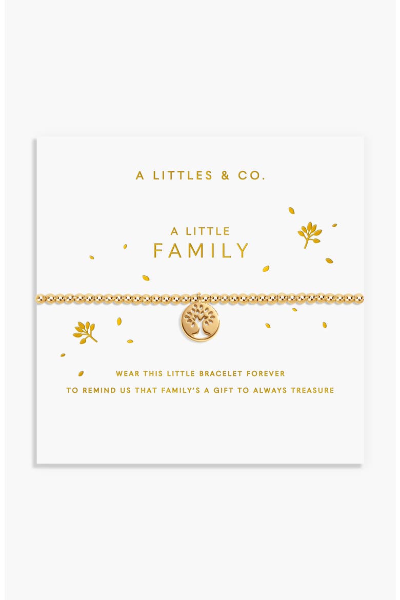 A Little 'Family' Bracelet, Main, color, Gold Plated