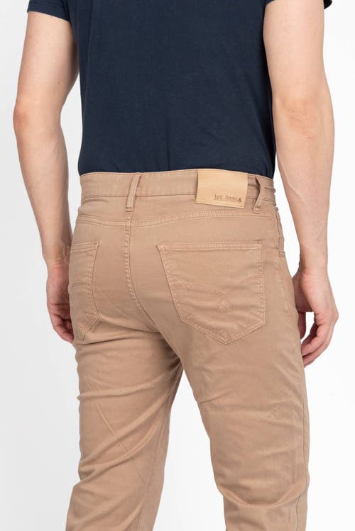 Jack Of Spades High Roller Fit Five Pocket Pants In Stone