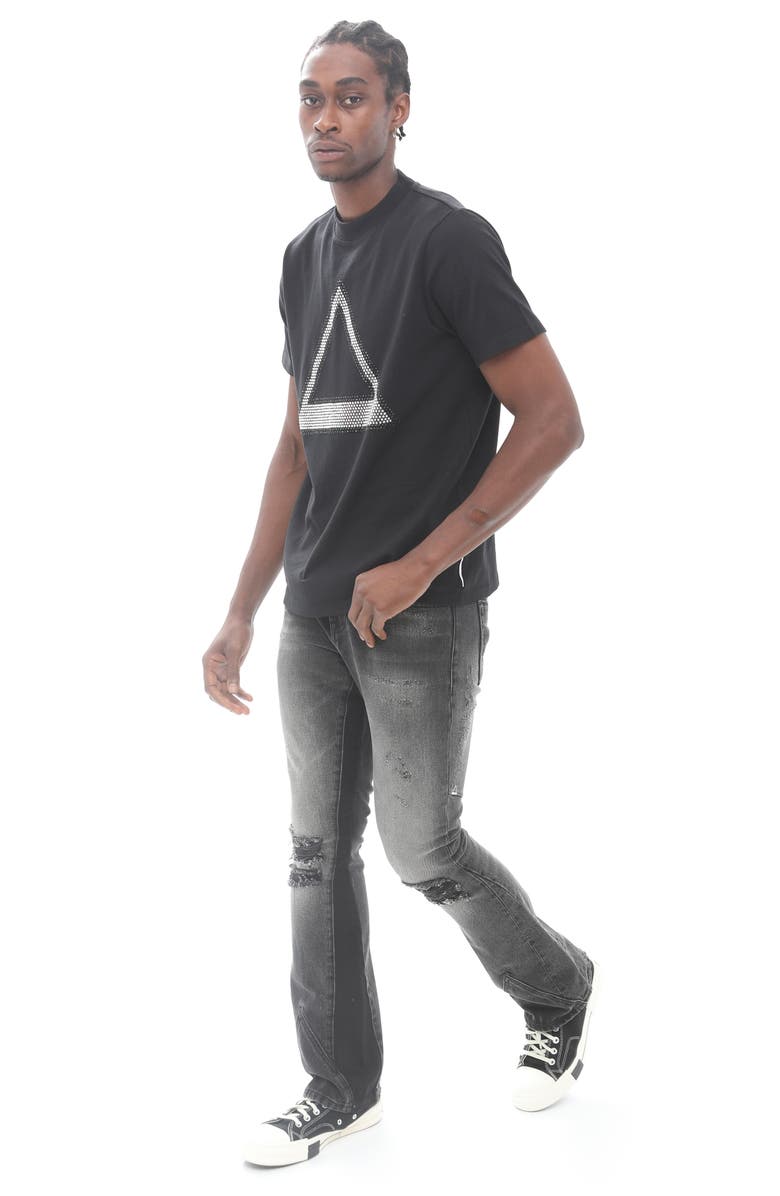 HVMAN Mars Distressed Bootcut Jeans, Alternate, color, 