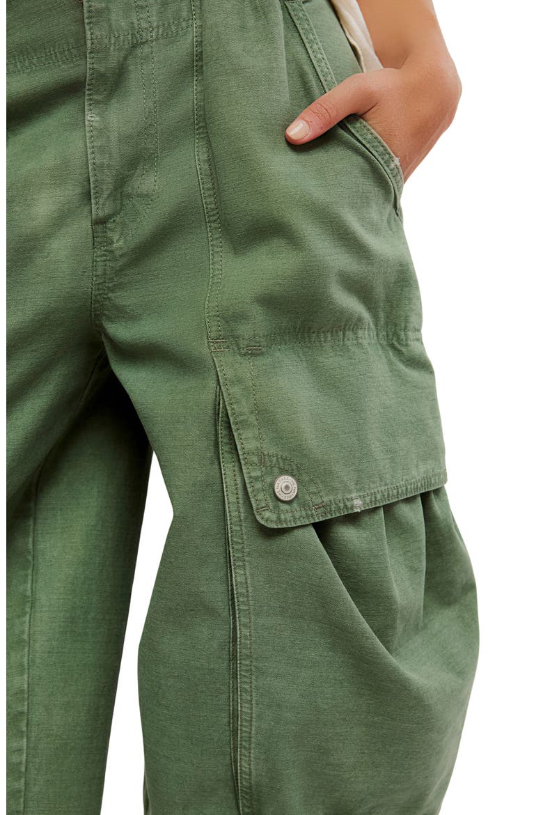 Brentwood Slouch Cargo Pants, Alternate, color, AGED GREEN