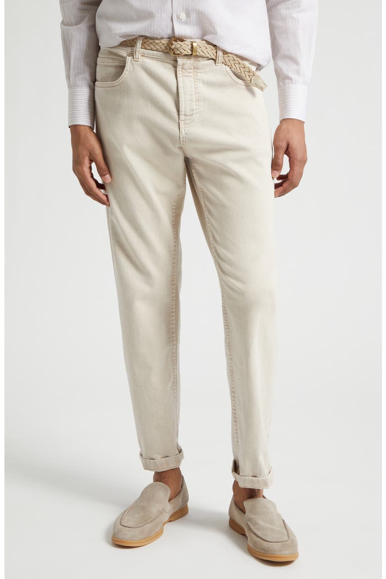 Straight Leg Jeans, Main, color, SAND