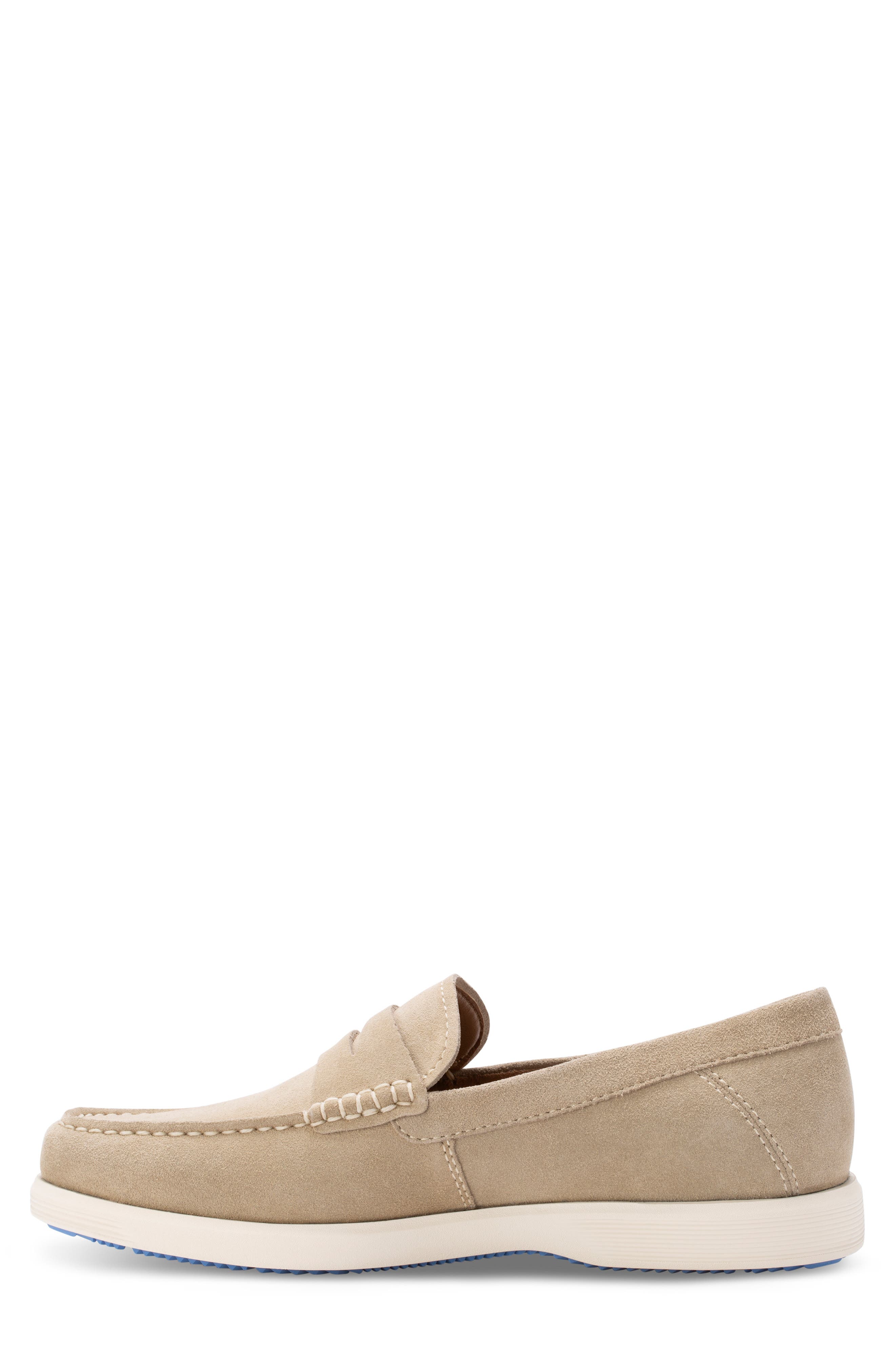Baldwin Water Resistant Penny Loafer, Alternate, color, SAND