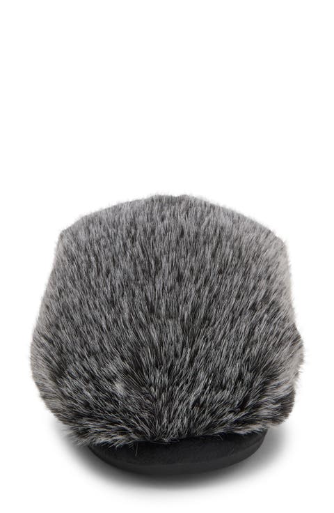 Poofy Faux Fur Scuff Slipper