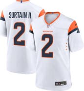 Nike Men's Nike Patrick Surtain II White Denver Broncos Mile High Collection Game Jersey