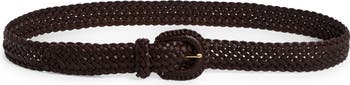 Woven Leather Belt