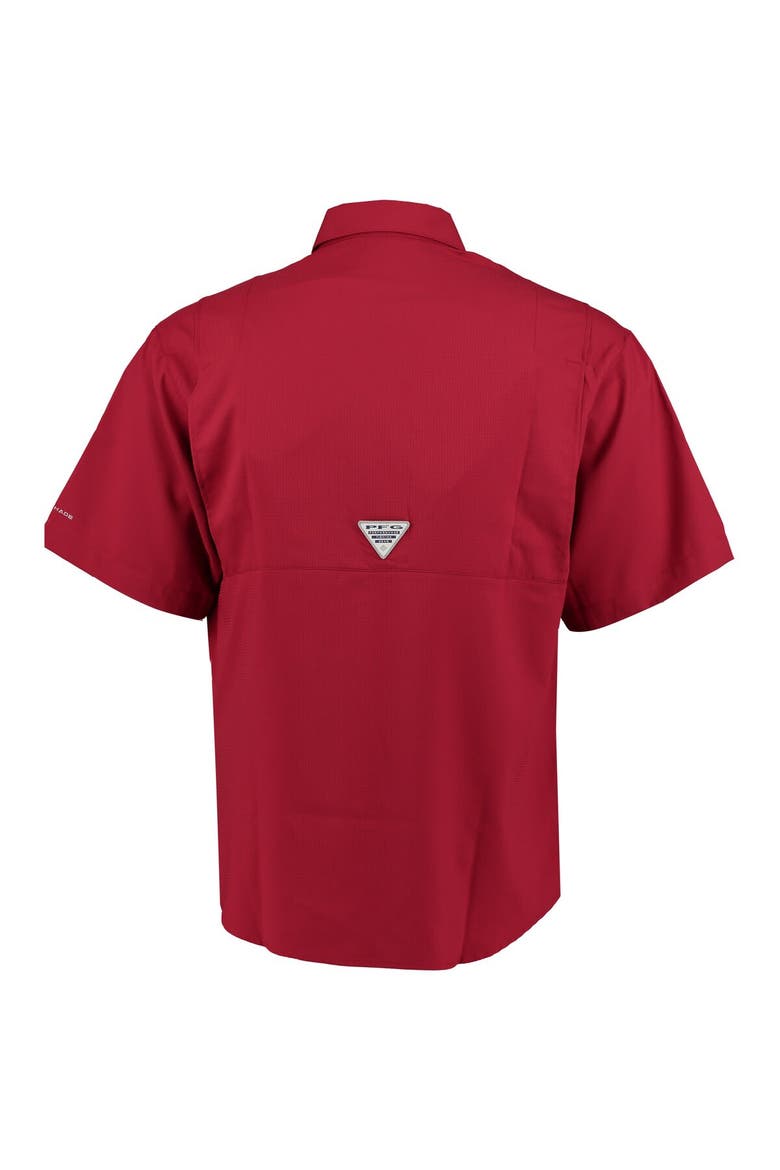 Men's Columbia Garnet South Carolina Gamecocks PFG Tamiami Shirt, Alternate, color, Garnet