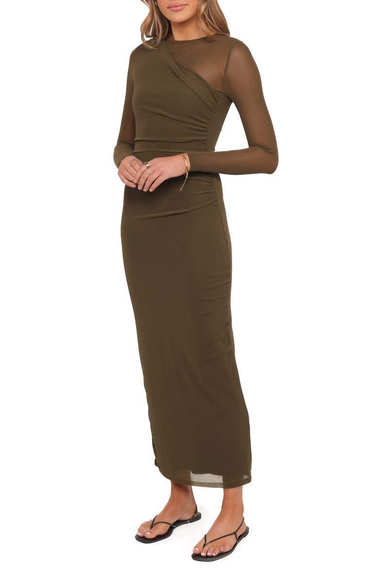 Tormund Long Sleeve Sheath Dress, Alternate, color, OLIVE