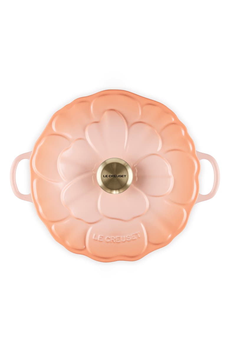 Le Creuset Petal Signature Braiser, Alternate, color, Peche