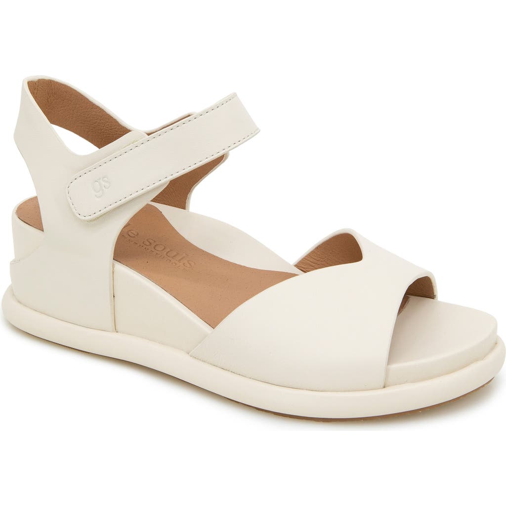Gentle Souls Jalleen Wedge Sandal In Neutral