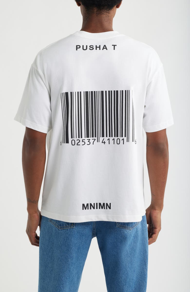 BRAVADO Oversize Pusha T My Name Is Graphic T-Shirt, Alternate, color, White