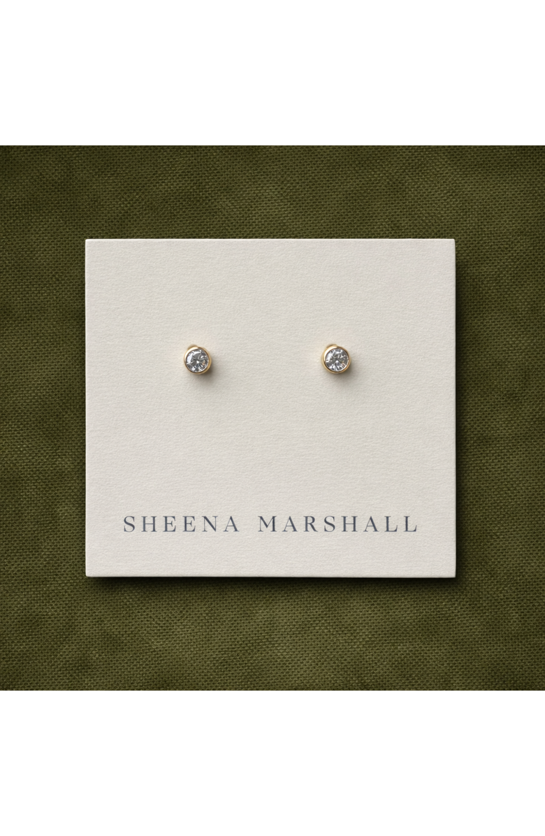 Sheena Marshall Jewelry Aster Bezel Studs, Alternate, color, 14K Gold Fill