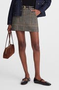Madewell Plaid Miniskirt