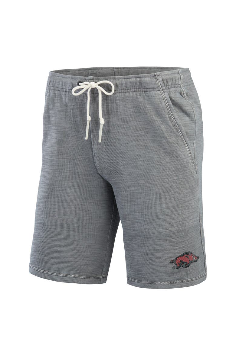 Men's Tommy Bahama Gray Arkansas Razorbacks Tobago Bay Tri-Blend Shorts, Alternate, color, Gray