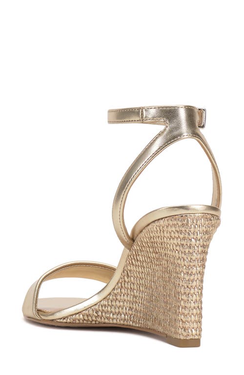 Vince Camuto Jefany Wedge Sandal In Egyptian Gold