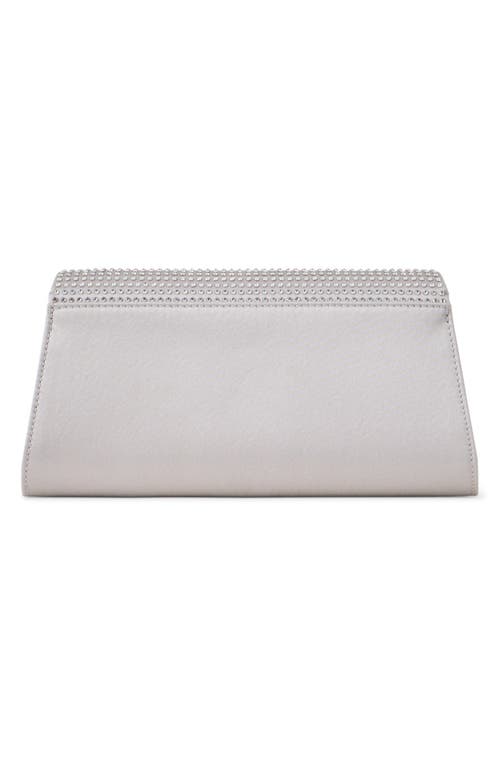 Akris Anouk Crystal Embellished Silk & Leather Clutch