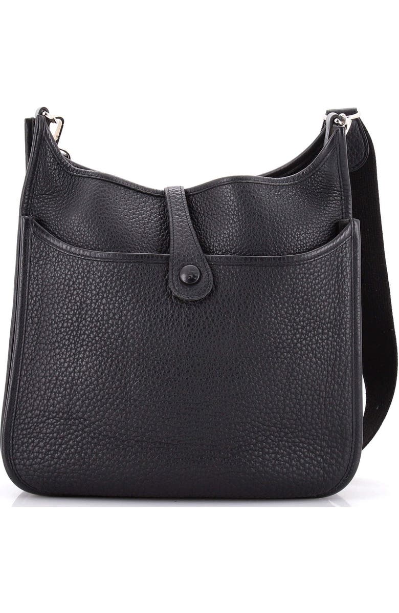 Pre-Owned Hermes Evelyne Bag Gen II Clemence PM, Alternate, color, Noir