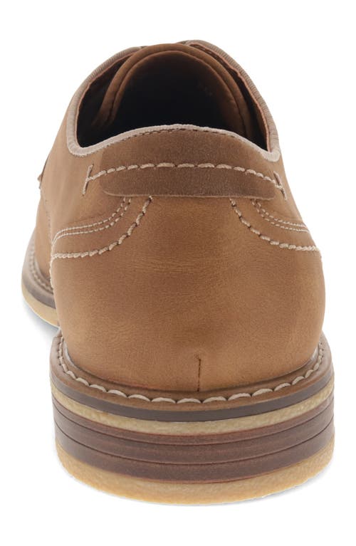 Dockers Bronson Mens Faux Leather Lace-up Derby Shoes In Tan
