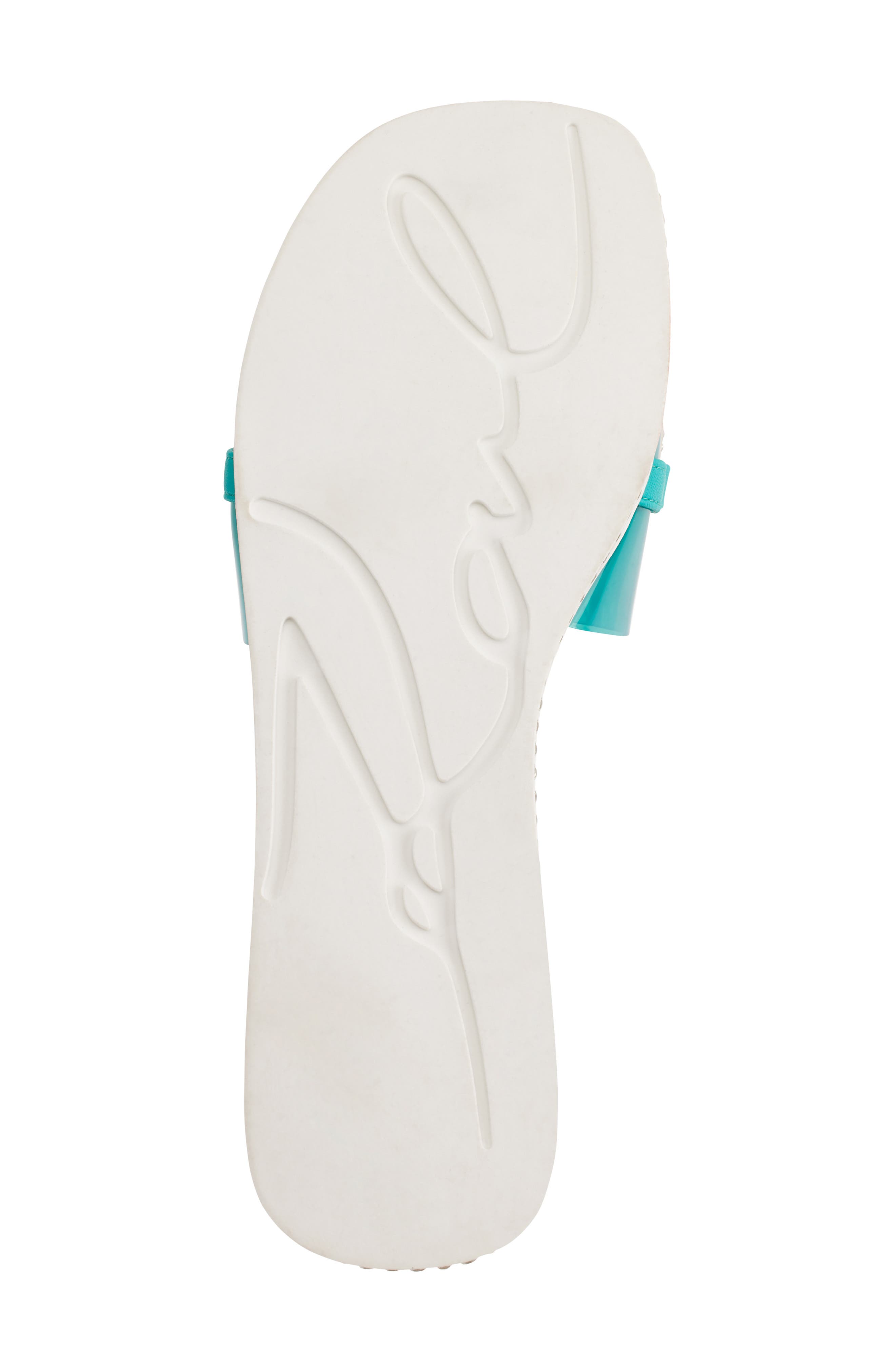 Jazelle Slide Sandal, Alternate, color, AQUA GREEN