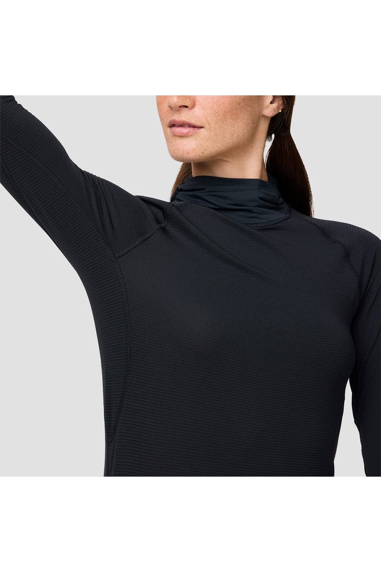 Pines Micrrid Ul Baselayer Balaclava Top G2 - Women's, Alternate, color, Black