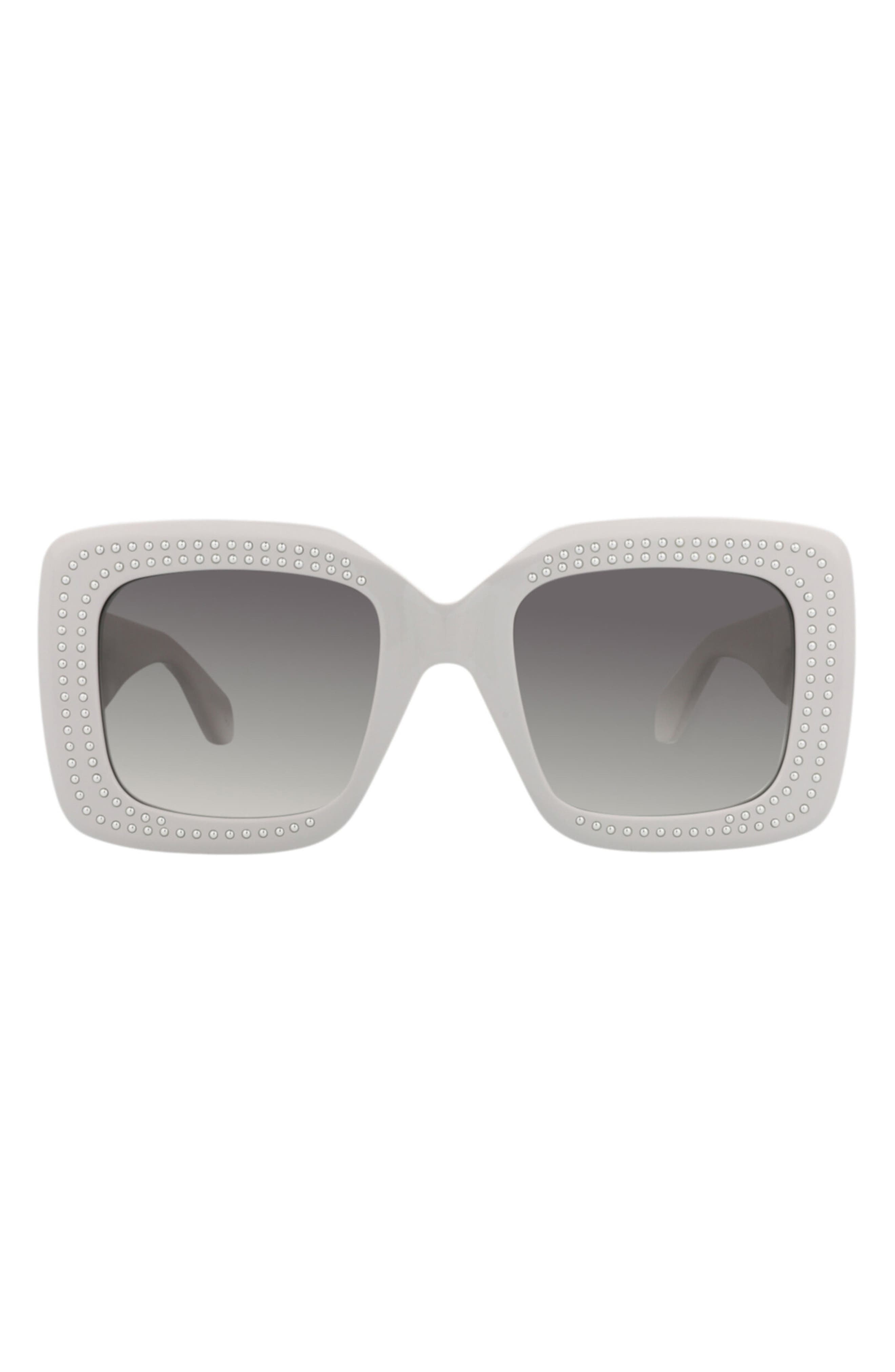 Alaïa 52mm Novelty Square Sunglasses