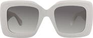 Alaïa 52mm Novelty Square Sunglasses
