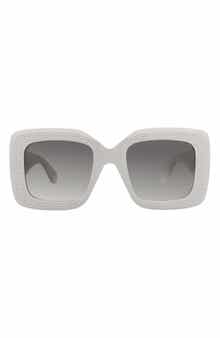 Alaïa 52mm Novelty Square Sunglasses