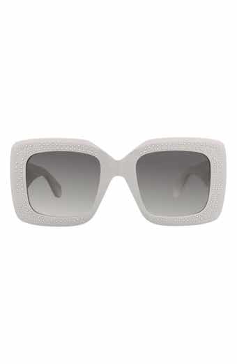 Alaïa 52mm Novelty Square Sunglasses