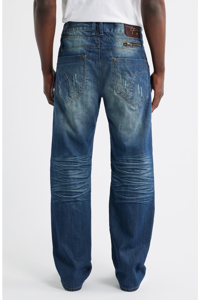 Relaxed Bootcut Jeans, Alternate, color, BLUE