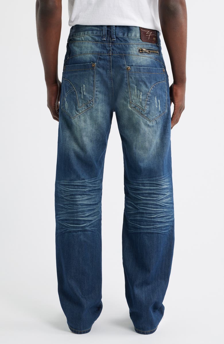 LEVEL 7 Relaxed Bootcut Jeans, Alternate, color, Blue