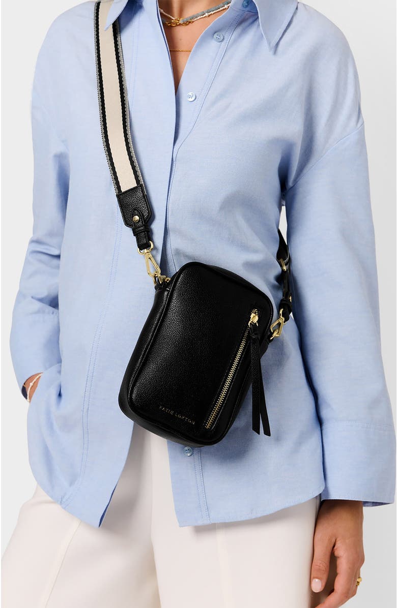 Katie Loxton Hallie Small Crossbody Bag, Alternate, color, Black