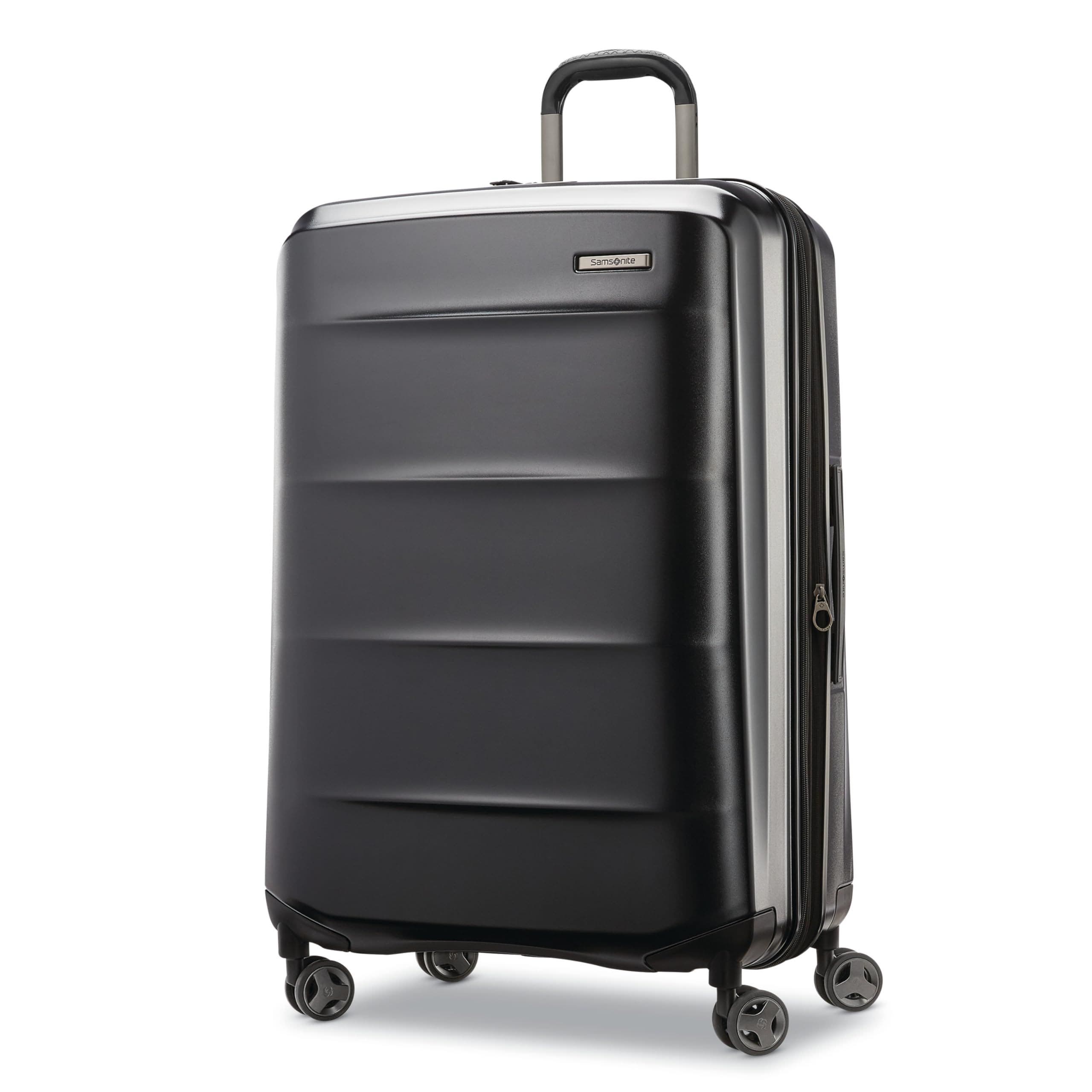 Samsonite Octiv Hardside Spinner 28-Inch Large Checked Luggage, Main, color, Stealth Black