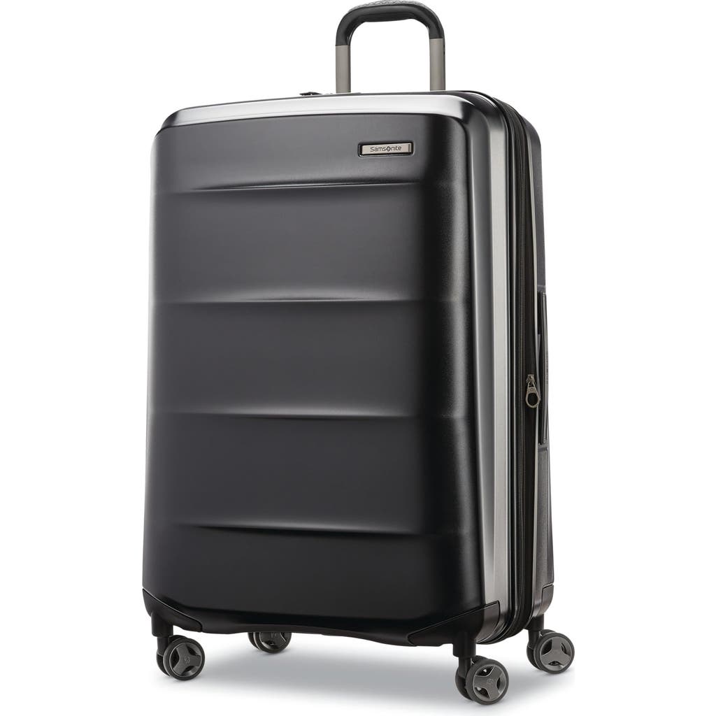 Samsonite Octiv Hardside Spinner 28-inch Large Checked Luggage In Black