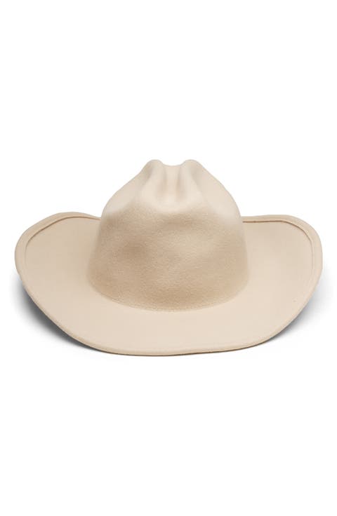 Felted Wool Cowboy Hat