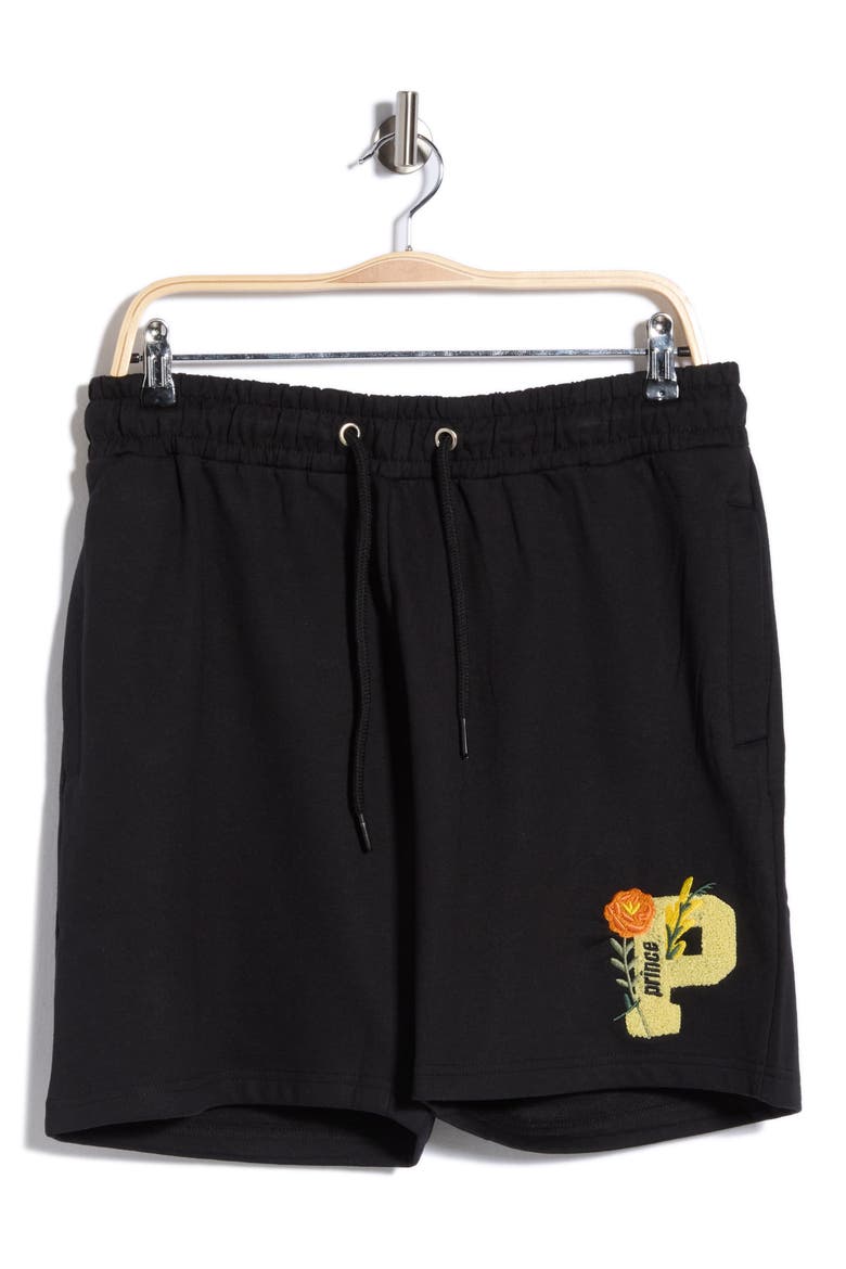 Brushed Fleece Shorts, Alternate, color, BLACK
