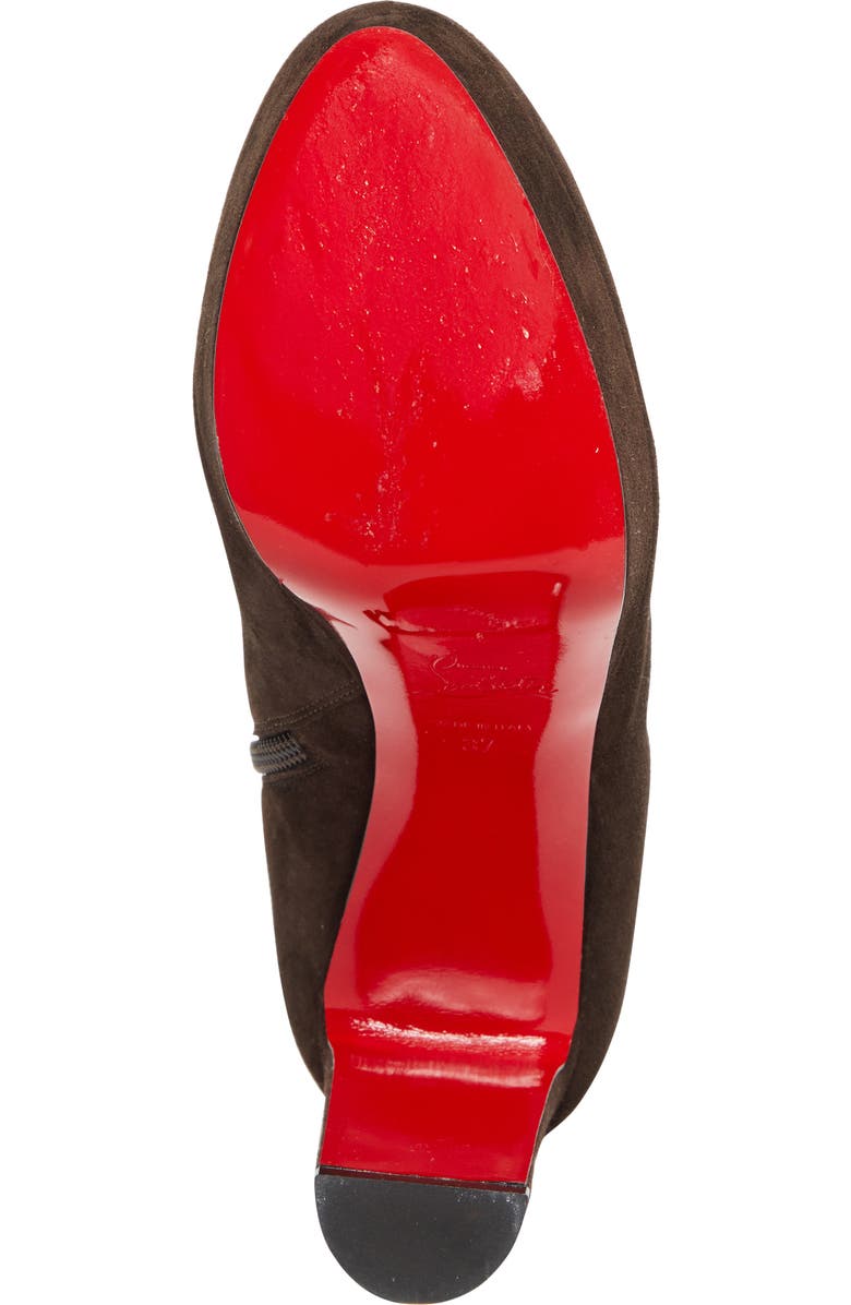 Christian Louboutin Loo Platform Bootie, Alternate, color, 7164 Cafe