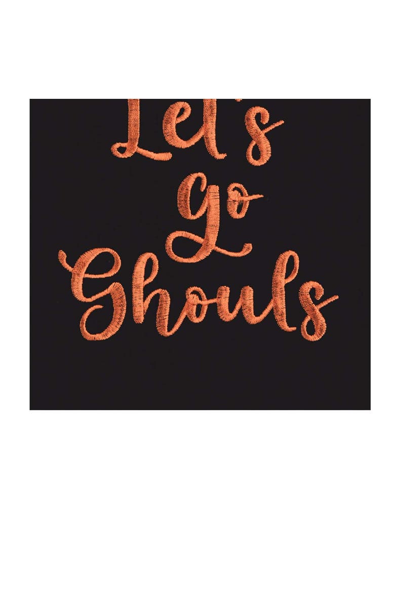 Let's Go Ghouls Towel, Alternate, color, Black